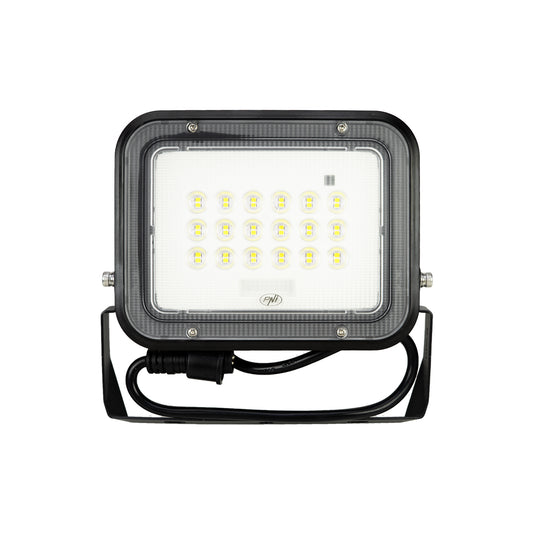 Reflector LED PNI GreenHouse WS50 PRO 50W cu panou solar 6W, acumulator 5000mAh, 800lm, telecomanda, timing si luminozitate reglabila, 6500 K, IP65