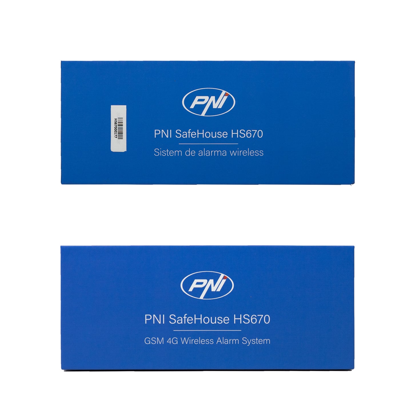 Sistem de alarma wireless PNI SafeHouse HS670 WiFi GSM 4G, ecran color tactil, 99 zone wireless, suporta 5 numere de telefon, apel si SMS de alarma, compatibil cu aplicatia Tuya Smart