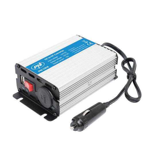 Convertor de tensiune PNI CN15 intrare 24V iesire 12V  curent 15A
