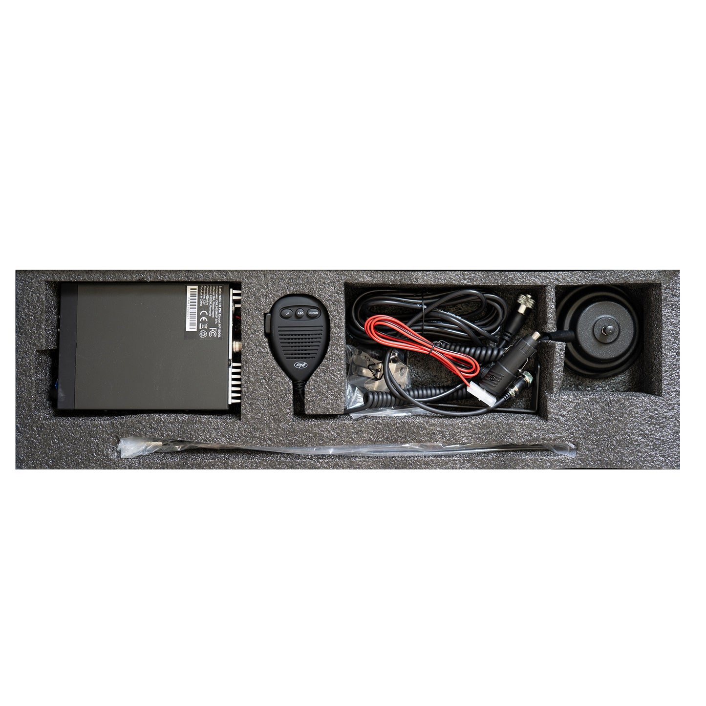 Pachet Statie radio CB PNI Escort HP 8000L ASQ + Antena CB PNI Extra 40 cu magnet