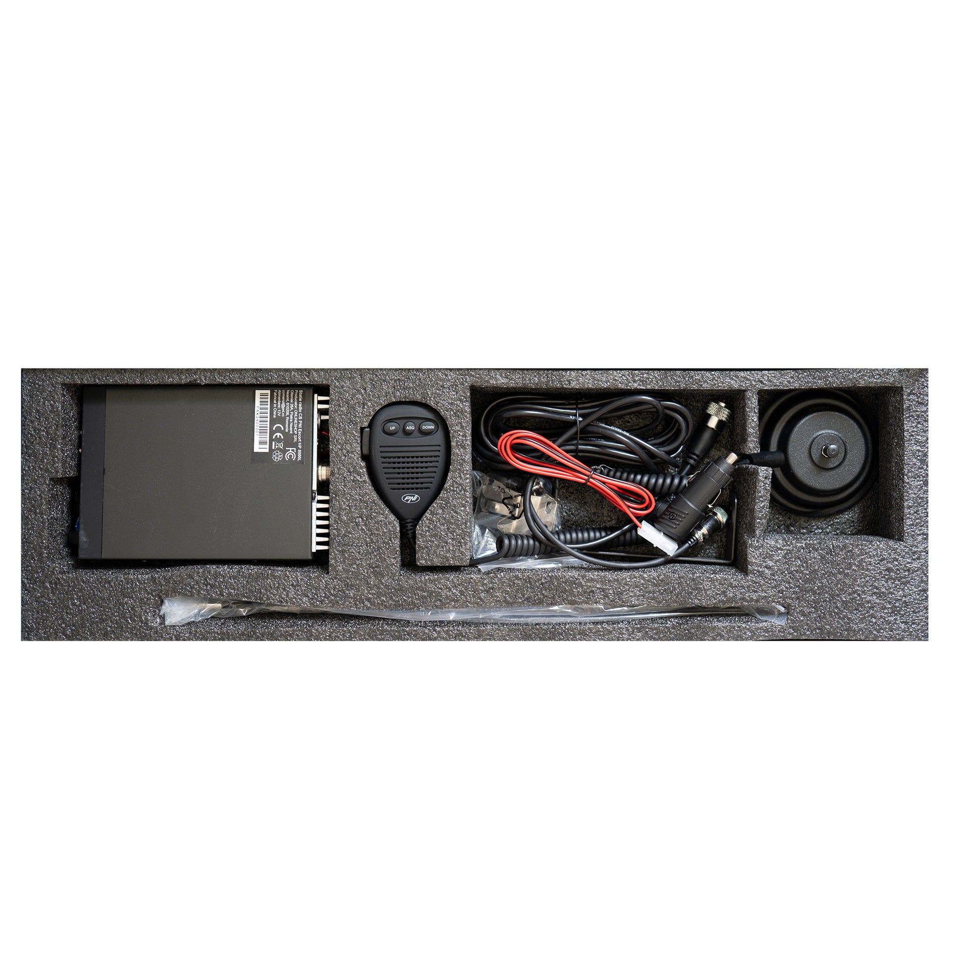Pachet Statie radio CB PNI Escort HP 8000L ASQ + Antena CB PNI Extra 40 cu magnet