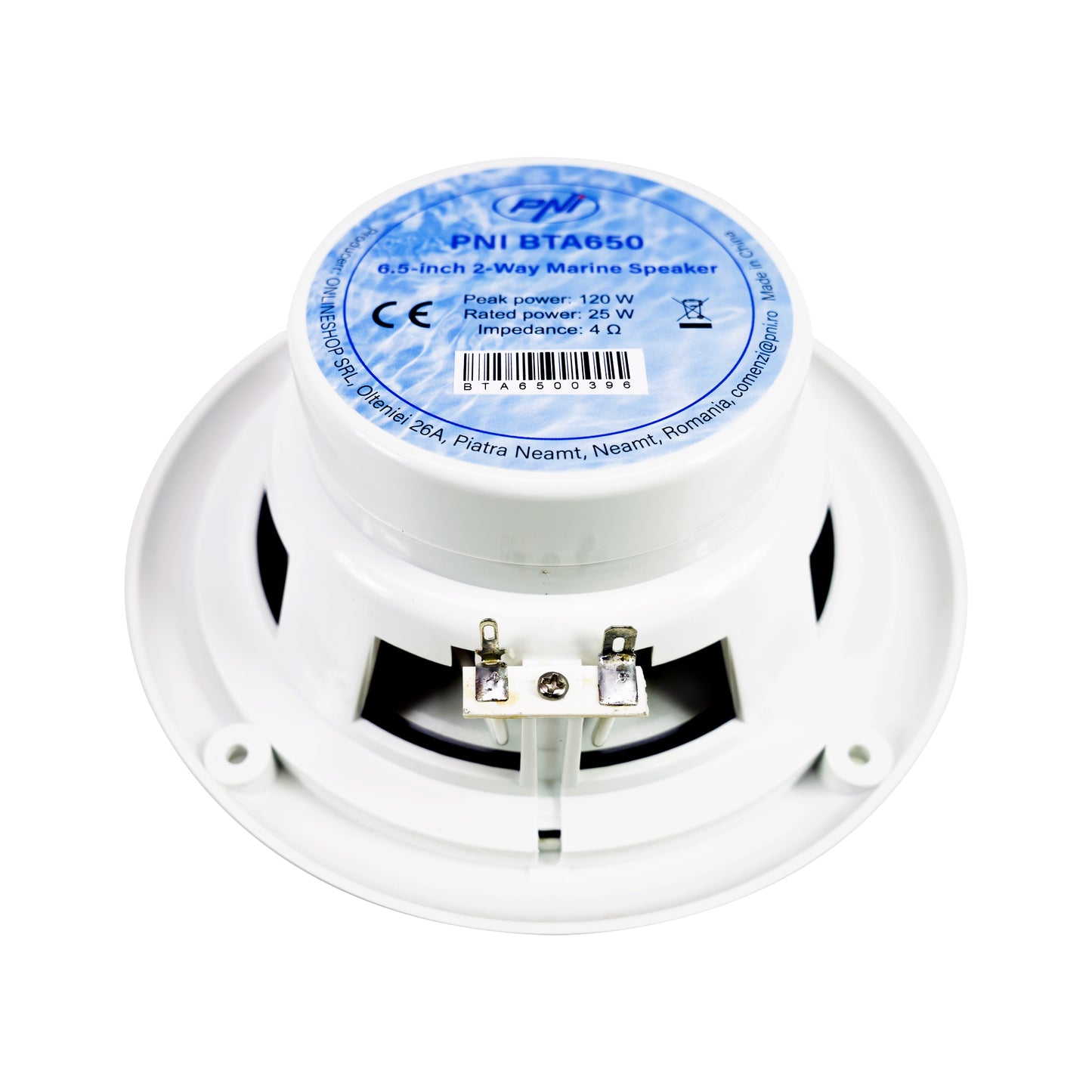 Difuzoare coaxiale pentru barci PNI BTA650 120W, 16.5 cm, set 2 buc