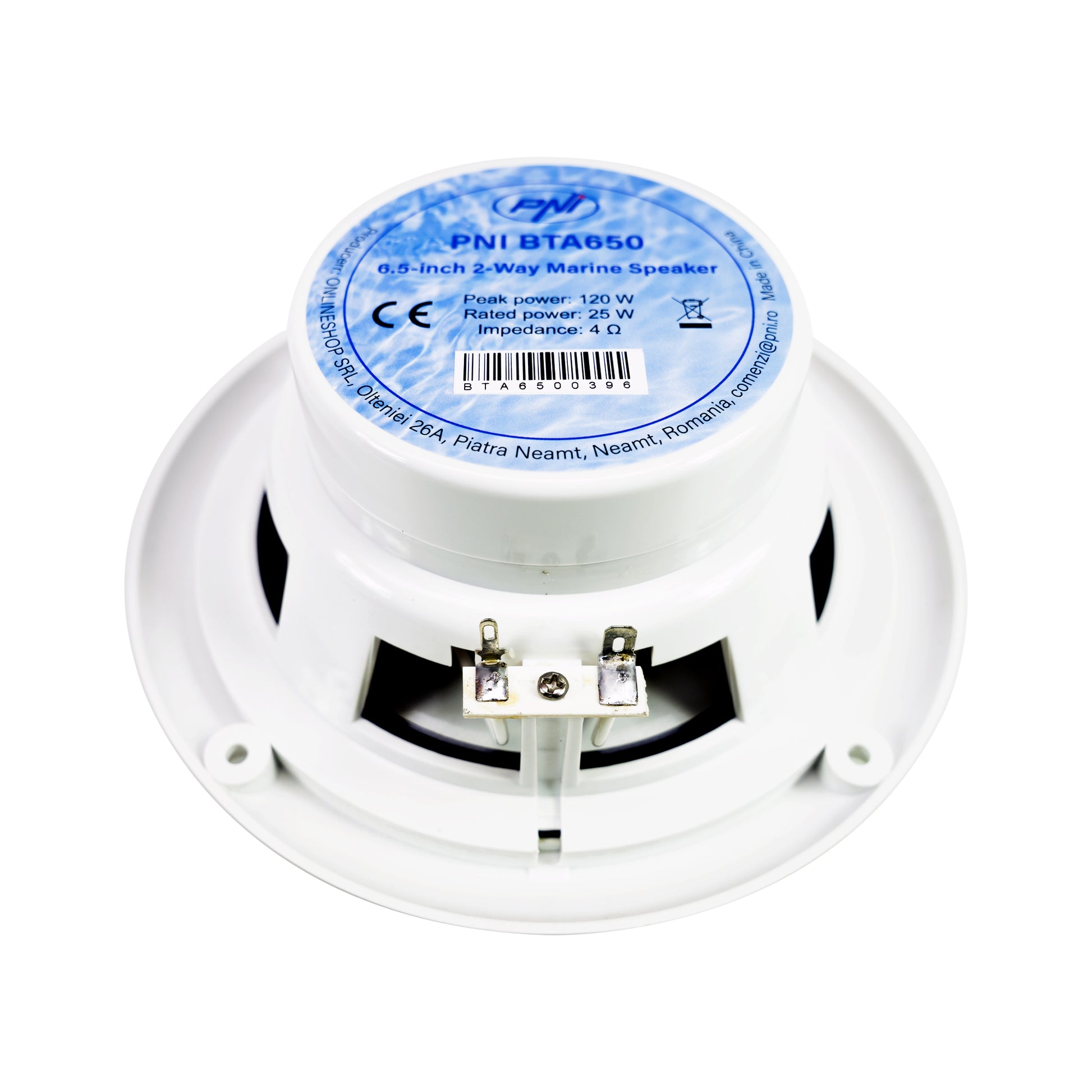 Difuzoare coaxiale pentru barci PNI BTA650 120W, 16.5 cm, set 2 buc