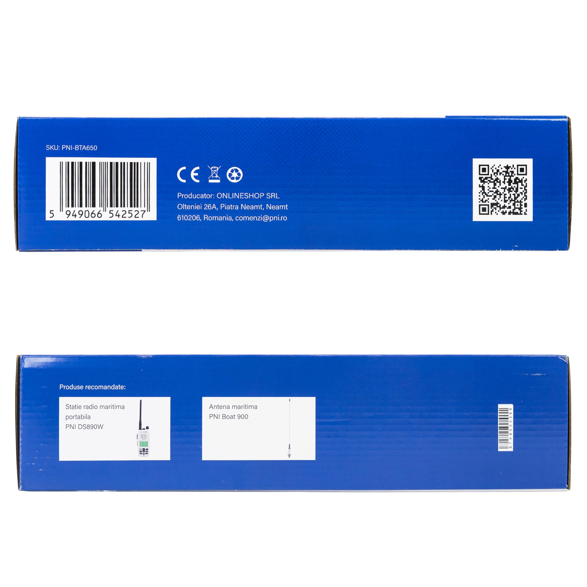 Difuzoare coaxiale pentru barci PNI BTA650 120W, 16.5 cm, set 2 buc