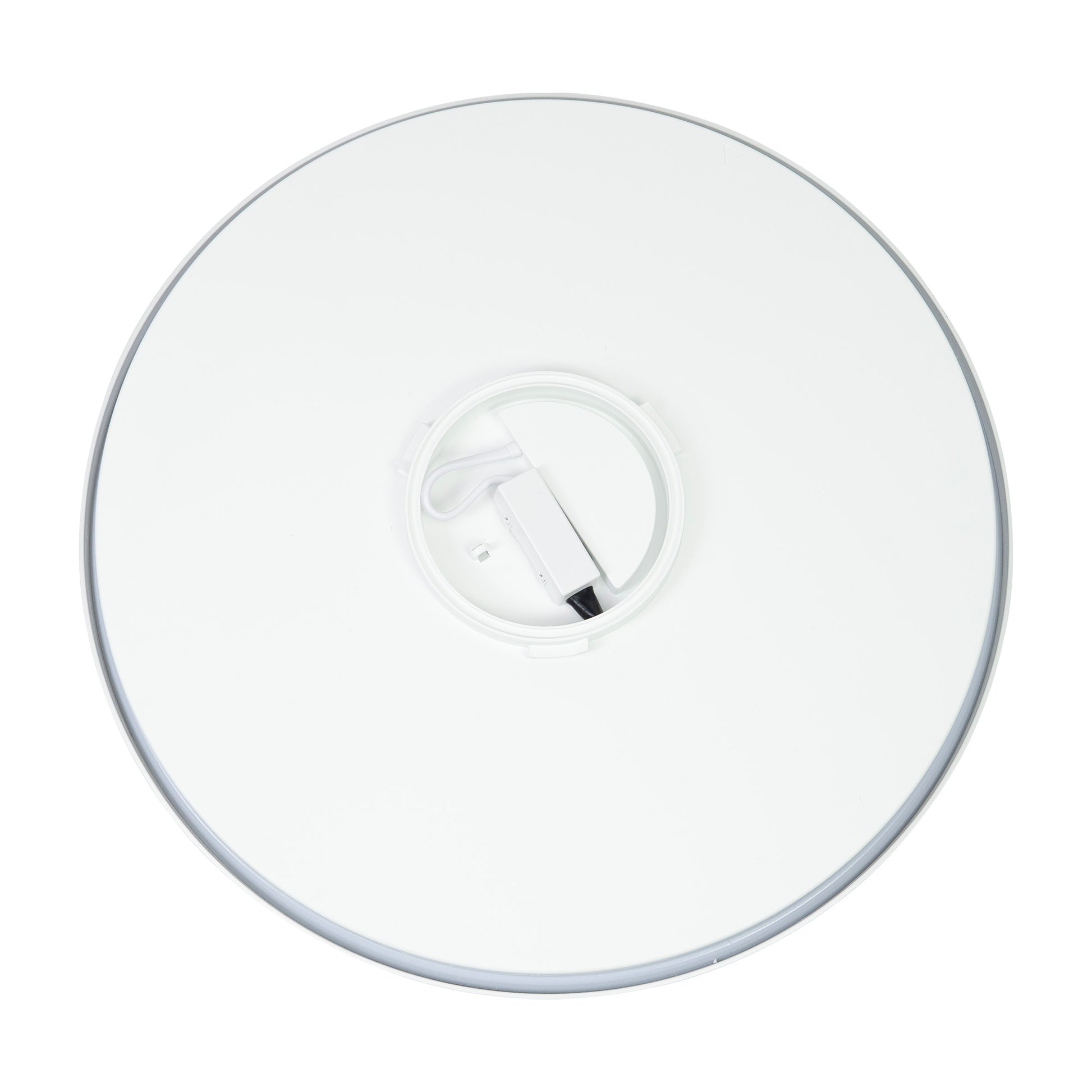 Plafoniera LED PNI D-Light CL2436T Wi-Fi, RGBW, 36W, dimabila, rotunda 41 cm, 3000K-6500K, alimentare 230V, 3600 lm, alb, control din Tuya app