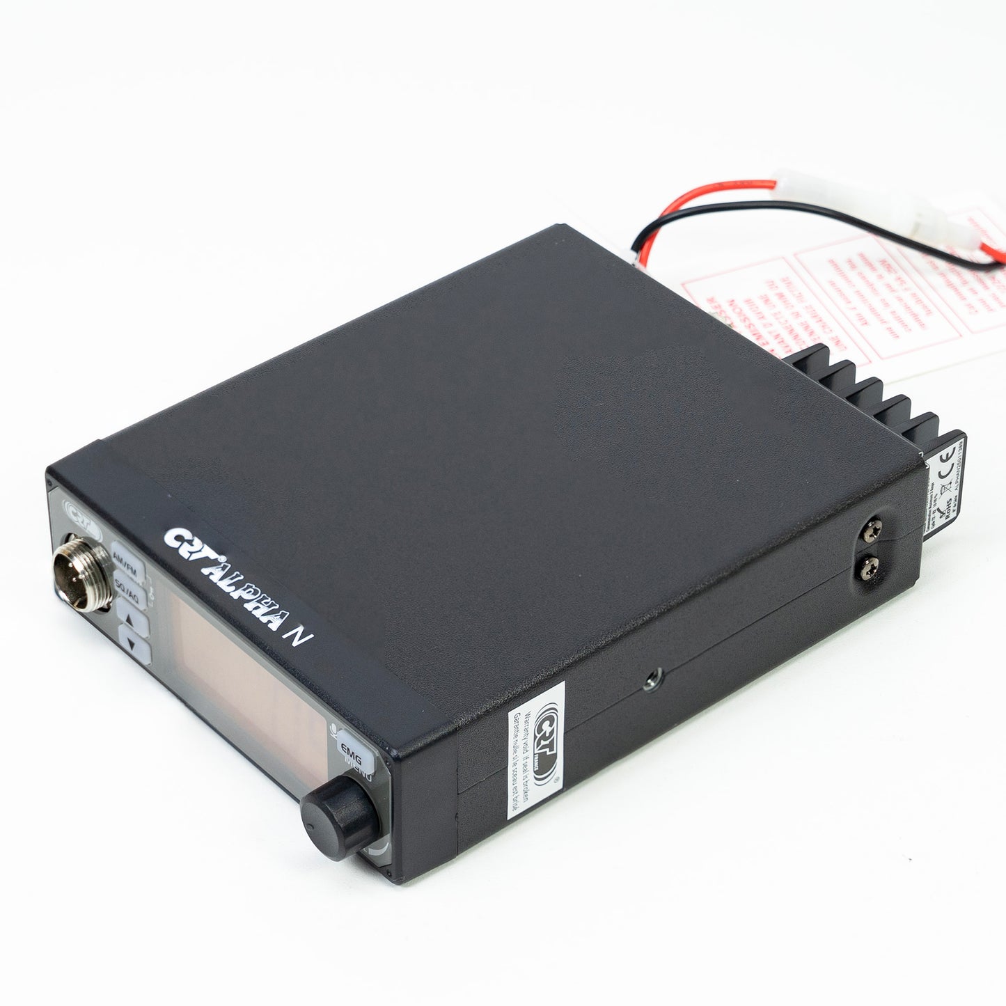 Statie radio CB CRT Alpha N ASQ, 4W, NRC, Echo, RF Gain, Roger Beep, display color, 12V-24V