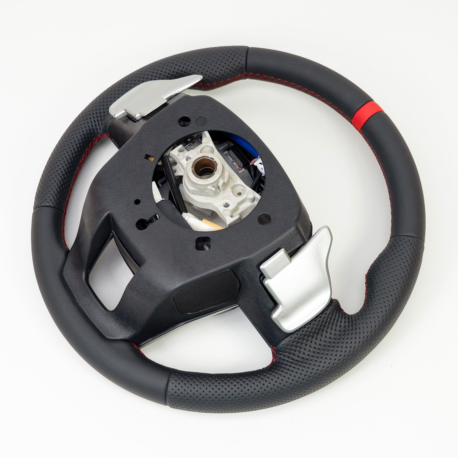 Volan din piele cu incalzire airbag si spira pentru Toyota Hilux GR