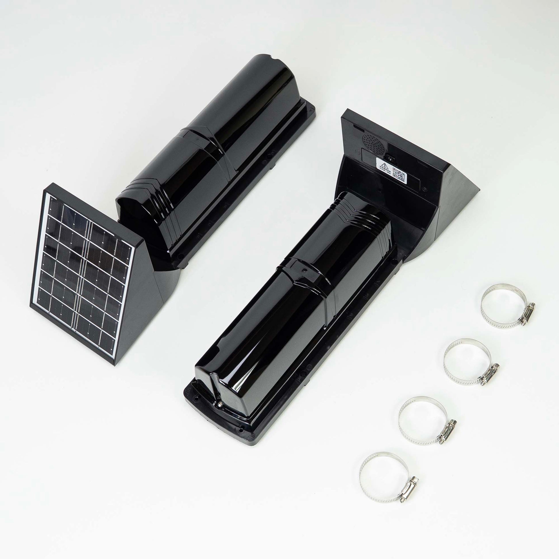 Bariera perimetrala IR PNI BP200S pana la 200m, 3 fascicule IR, alimentare solara, 4000 mAh, conexiune wireless, negru