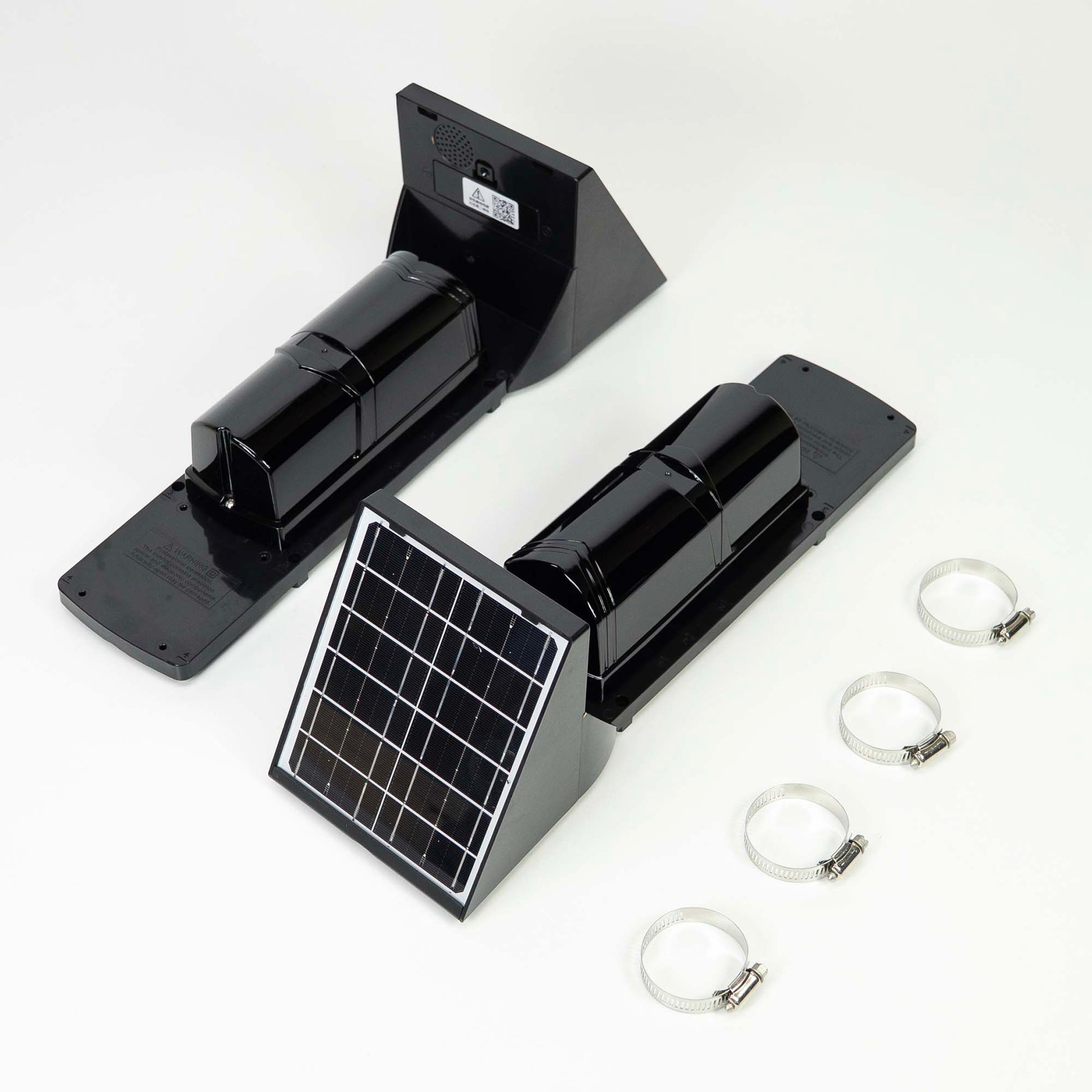 Bariera perimetrala IR PNI BP100S pana la 100m, 2 raze, alimentare solara, 4000 mAh, conexiune wireless, negru