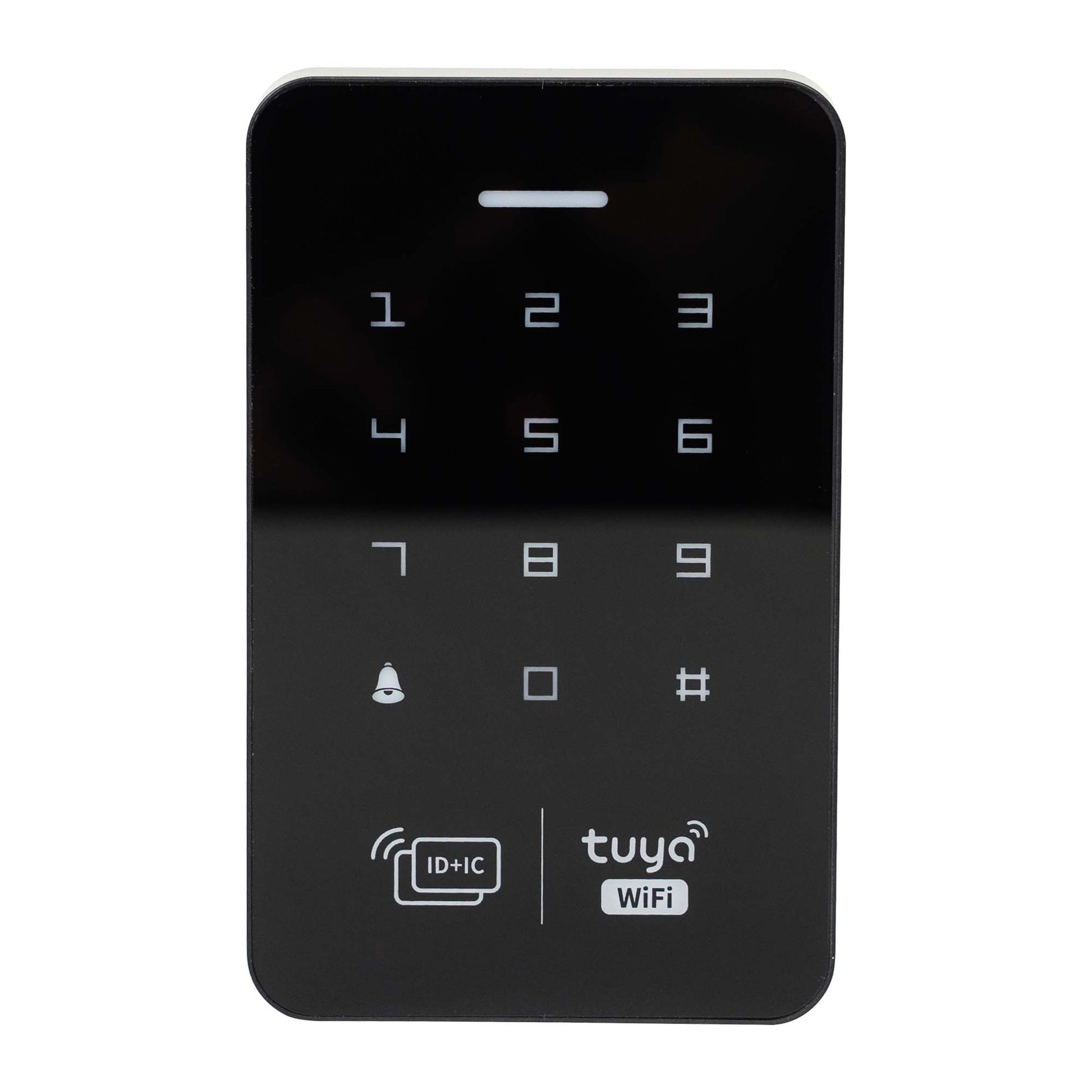 Tastatura control acces PNI DK150S cu Wi-Fi, card acces, PIN si aplicatie Tuya, negru