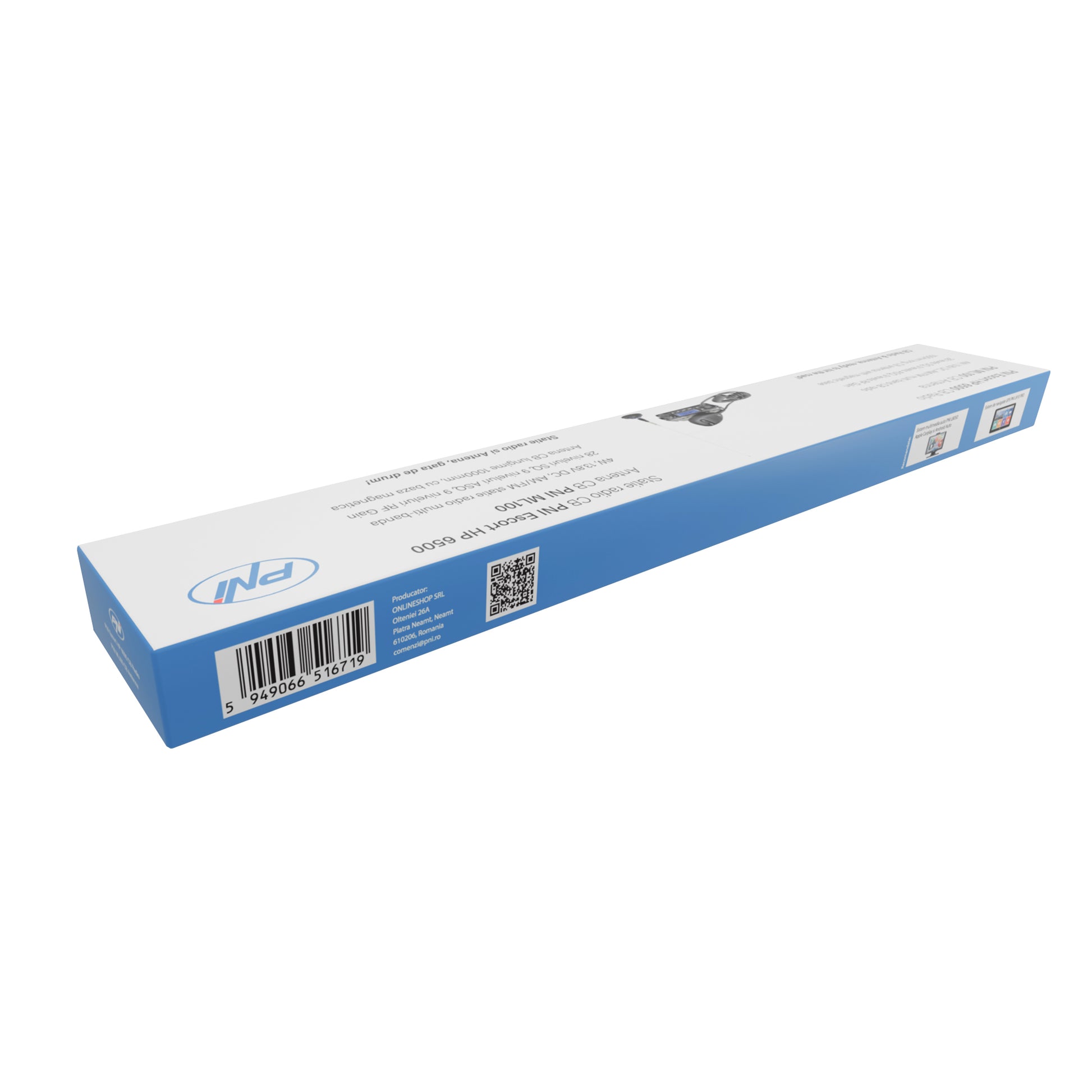 Pachet Statie radio CB PNI Escort HP 6500 ASQ + Antena CB PNI ML100 cu magnet inclus