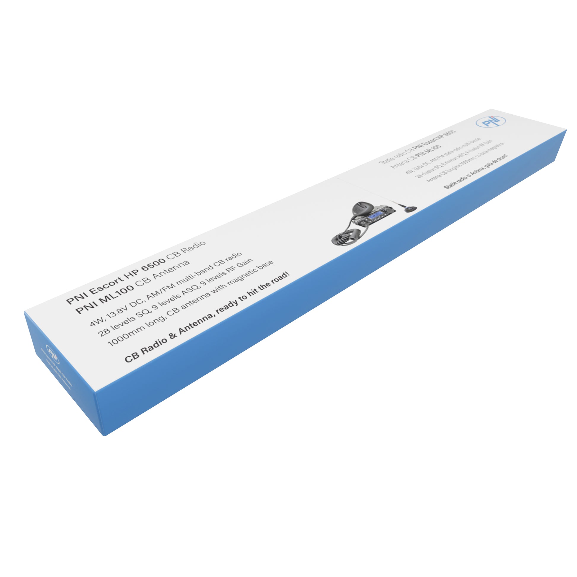 Pachet Statie radio CB PNI Escort HP 6500 ASQ + Antena CB PNI ML100 cu magnet inclus