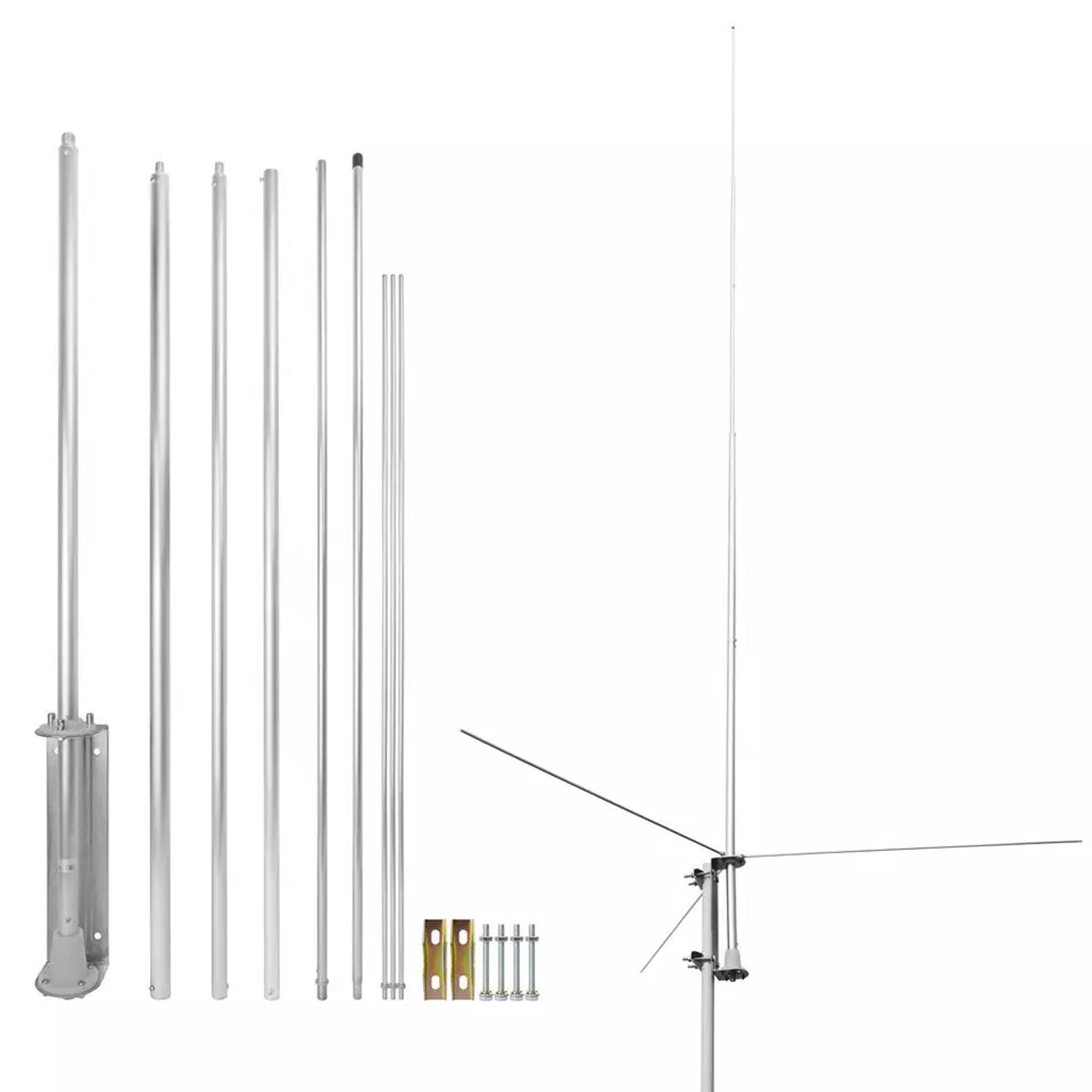 Antena de baza PNI DBA27 25-30 MHz, 620 cm, conector SO-239, 5 elementi, pentru cladiri