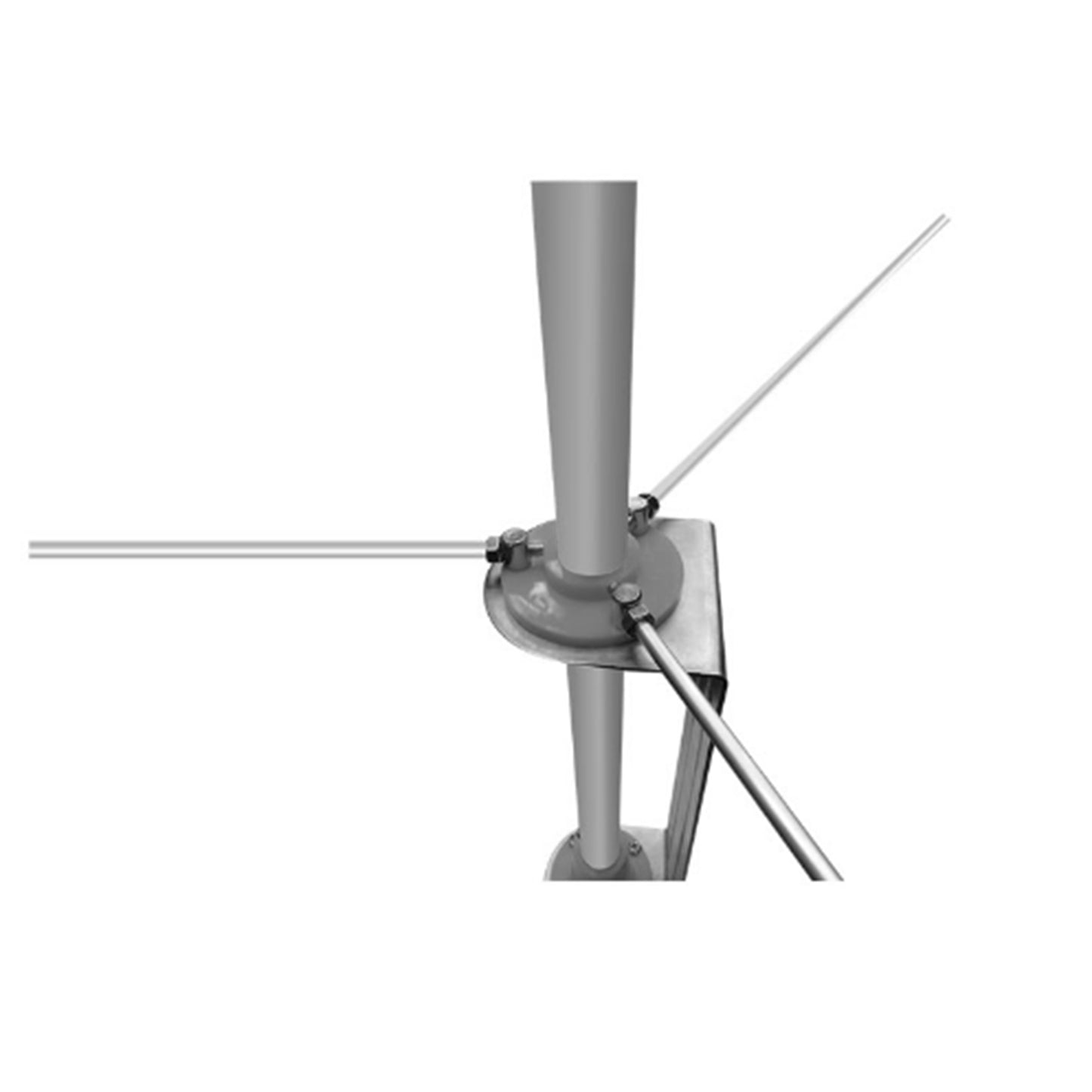 Antena de baza PNI DBA27 25-30 MHz, 620 cm, conector SO-239, 5 elementi, pentru cladiri